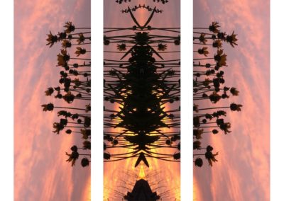 ART:::flacke - Bildtitel: Rakete (Tryptichon)