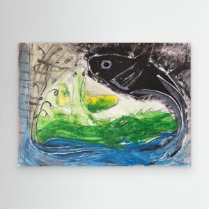 Canvas Print: "Fishing for Yin Yang"