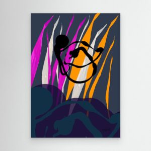 Canvas Print: "Octopus leaving"